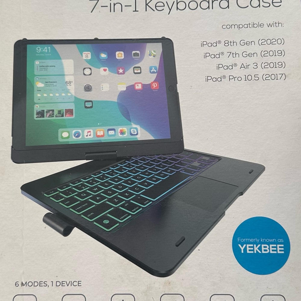 Apple Black Keyboard Case
? I’m not sure what version it fits. doesn’t fit 9